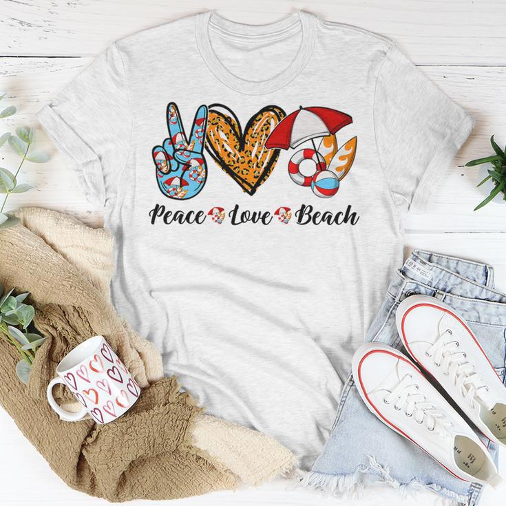 Peace Love Beach Summer Vacation 184 Shirt Unisex T-Shirt Funny Gifts