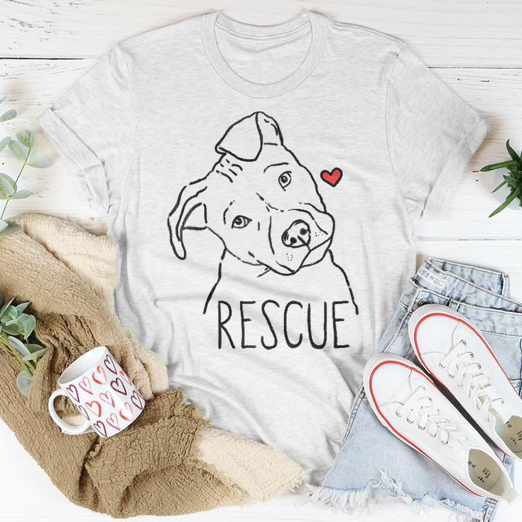 Rescue Dog Pitbull Rescue Mom Adopt Dont Shop Pittie Raglan Baseball Tee T-shirt Personalized Gifts