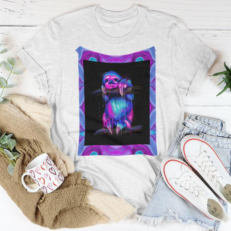 Sloth Watercolor Unisex T-Shirt Unique Gifts
