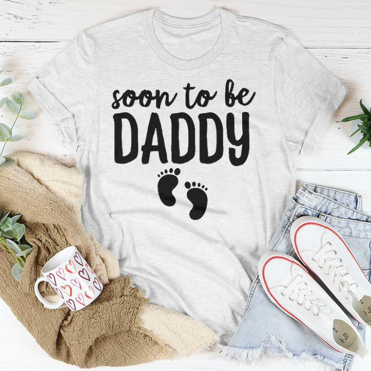 Soon To Be Daddy Funny Pregnancy Announcement Dad Father Unisex T-Shirt Unique Gifts