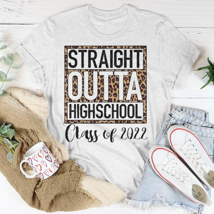 Straight Outta High School Class Of 2022 Graduation Boy Girl Unisex T-Shirt Unique Gifts