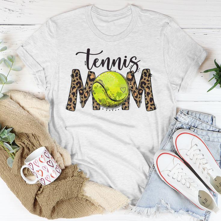 Tennis Mom Leopard Tennis Mom Mothers Day Unisex T-Shirt Funny Gifts