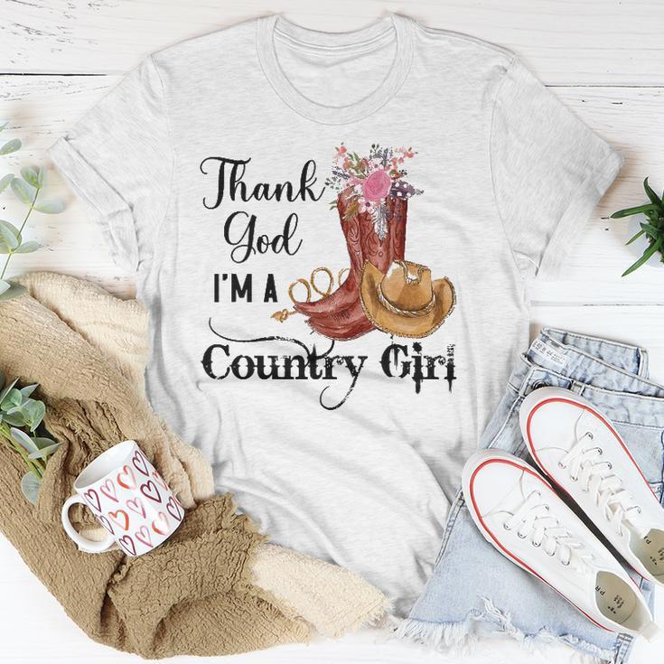 Thank God Im A Country Girl Unisex T-Shirt Unique Gifts