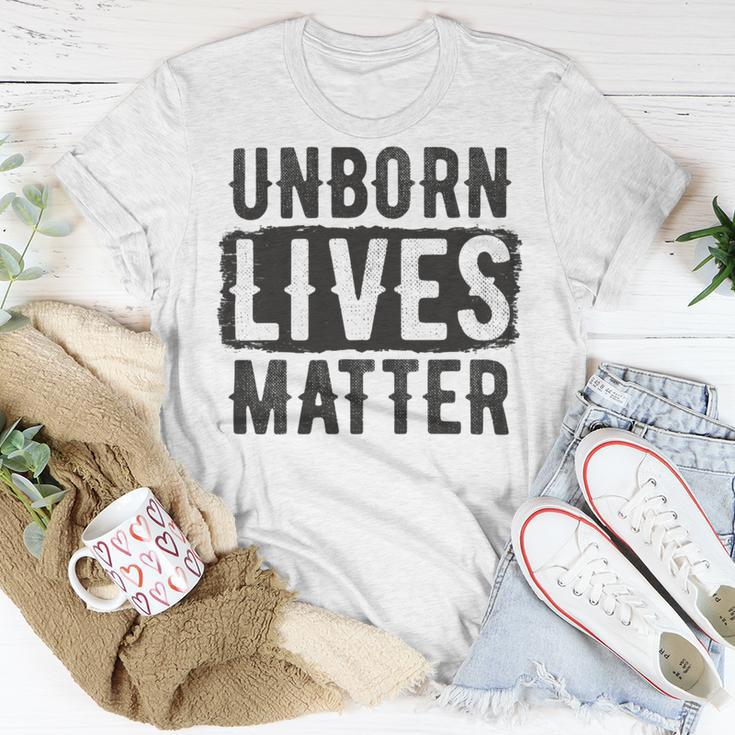 Unborn Lives Matter Unisex T-Shirt Funny Gifts