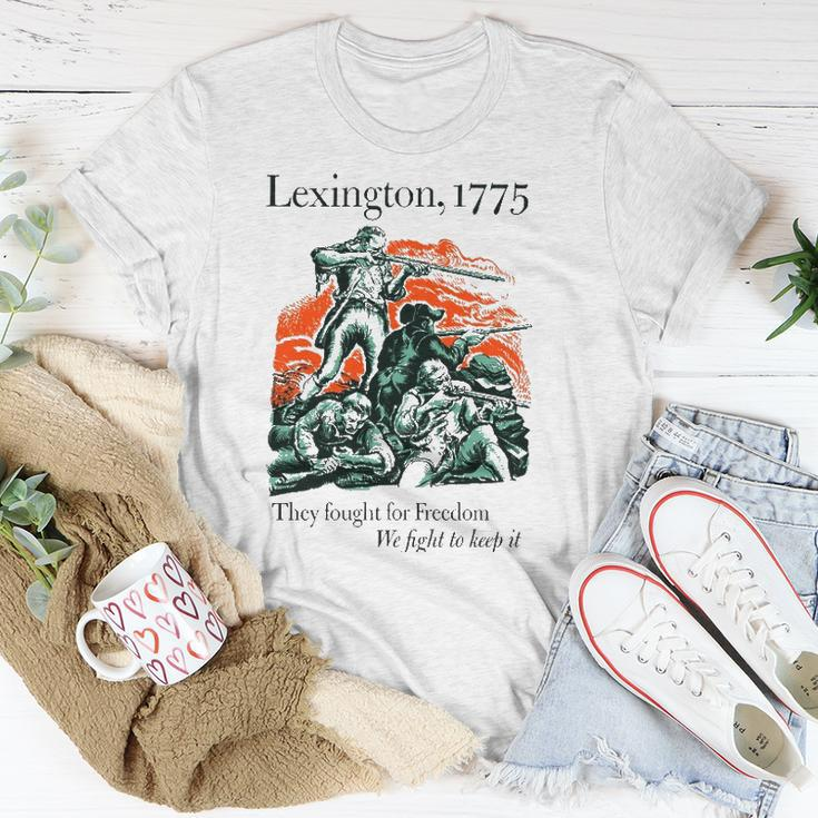 Usa Patriotic Vintage Battle Of Lexington Revolutionary War Unisex T-Shirt Unique Gifts