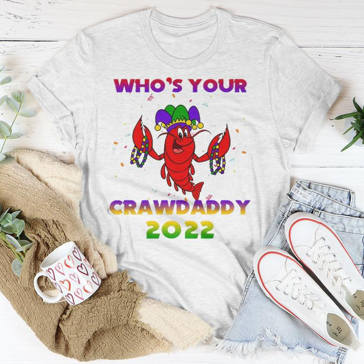 Whos Your Crawdaddy Crawfish Flag Mardi Gras Kids Men Women Unisex T-Shirt Unique Gifts