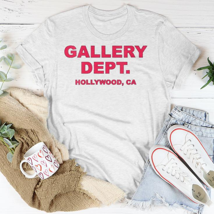 Womens Gallery Dept Hollywood Ca Clothing Brand Gift Able Unisex T-Shirt Unique Gifts