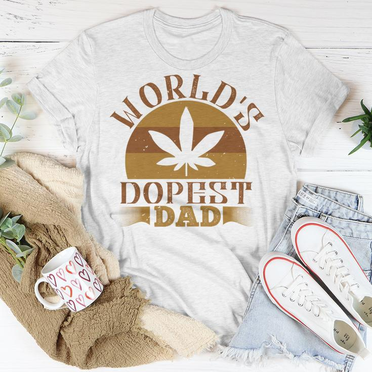Worlds Dopest Dad Unisex T-Shirt Unique Gifts