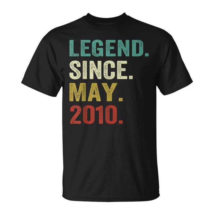 12 Years Old Legend Since May 2010 12Th Birthday Gifts  Unisex T-Shirt