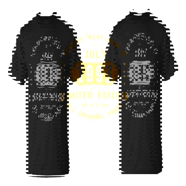 1993 July Birthday 1993 July Limited Edition T-Shirt