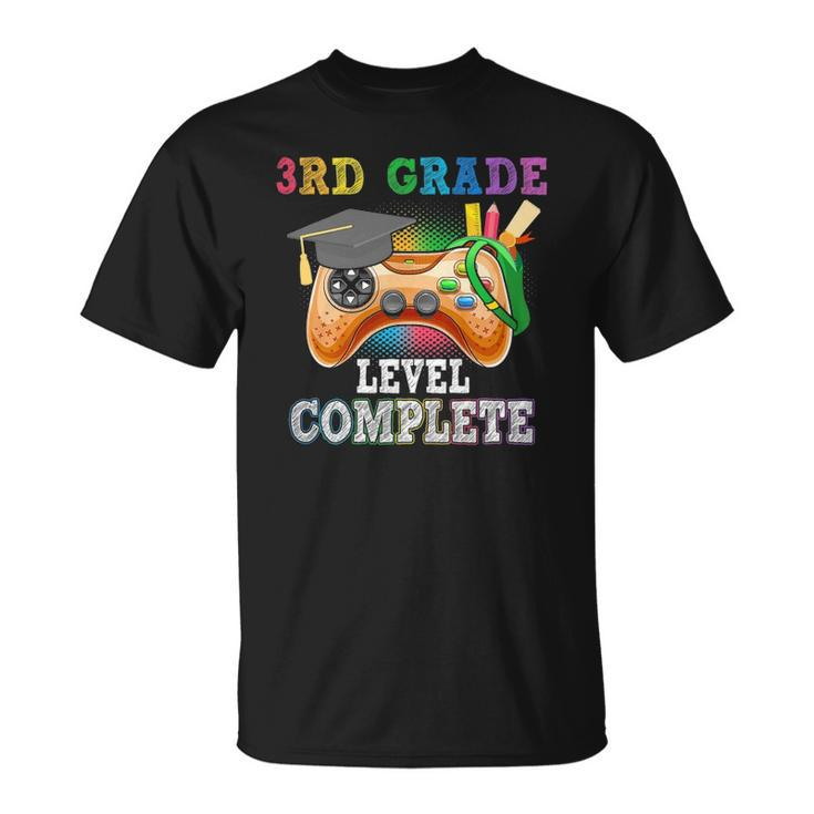 3Rd Grade Level Complete Last Day Of School Graduation Unisex T-Shirt