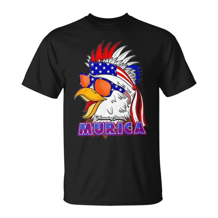 4Th July Amurica Throwing Stones Merch T-Shirt Unisex T-Shirt