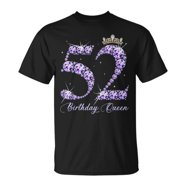 52 Year Old Its My 52Nd Birthday Queen Diamond Heels Crown  Unisex T-Shirt