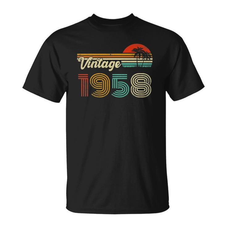 64 Years Old Vintage 1958 64Th Birthday Unisex T-Shirt