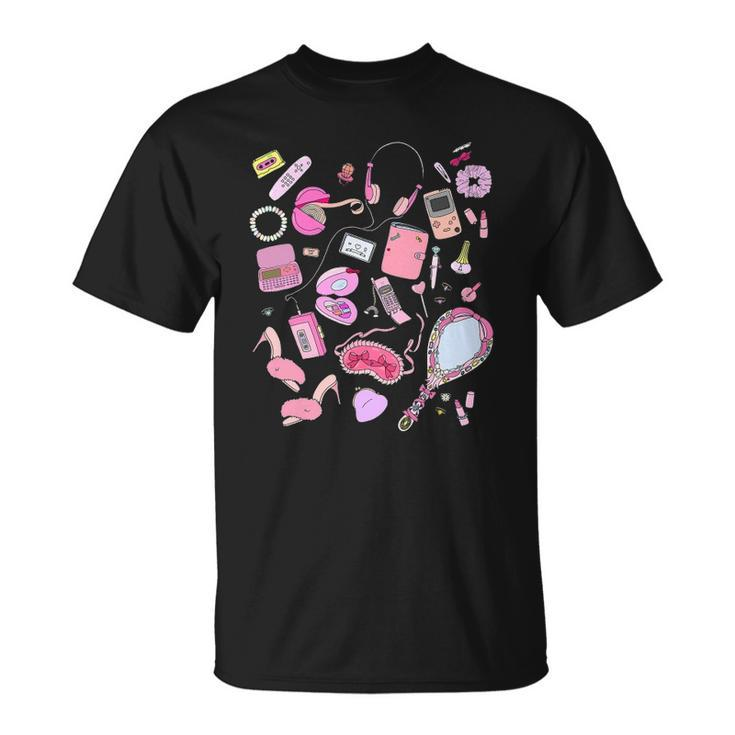 90S Styles Pink Nostalgia Graphic Unisex T-Shirt