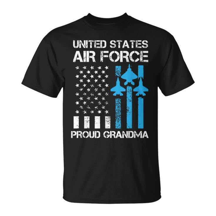 Air Force Us Veteran | Proud Air Force Grandma 4Th Of July  Unisex T-Shirt