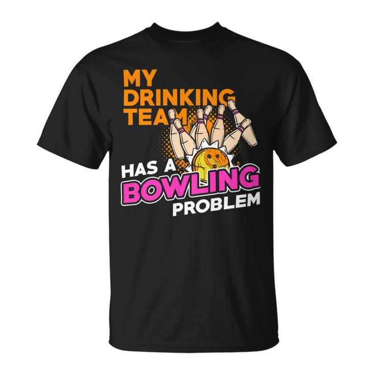 Alcohol 611 Bowler Bowling Bowler Unisex T-Shirt