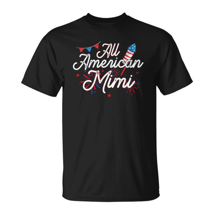 All American Mimi 4Th Of July Family Matching Patriotic Unisex T-Shirt