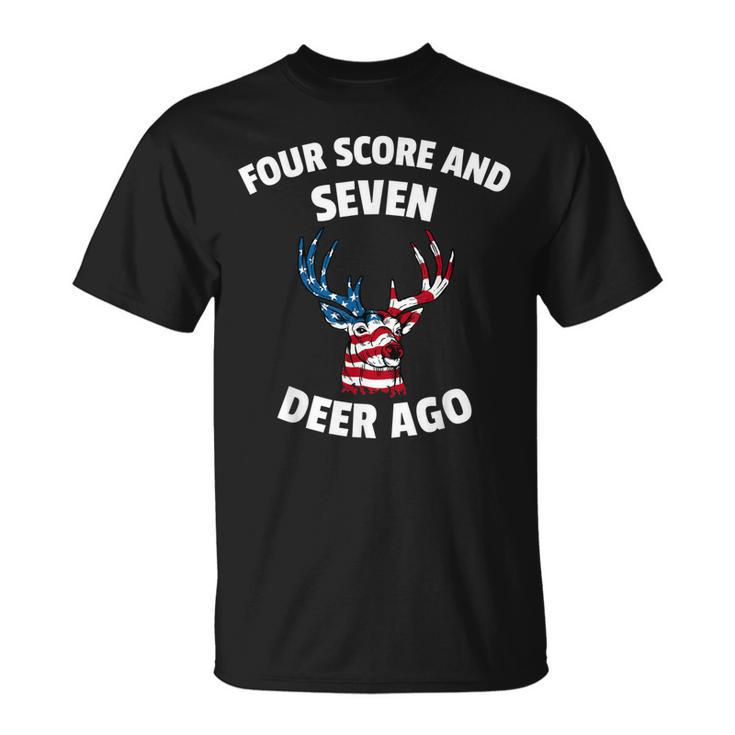 American Flag Deer 4Th Of July - Seven Deer Ago  Unisex T-Shirt