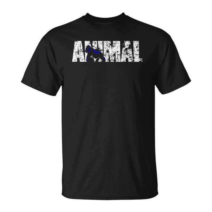 Animal Powerlifting Gym Bodybuilding Weight Lifting Beast Unisex T-Shirt