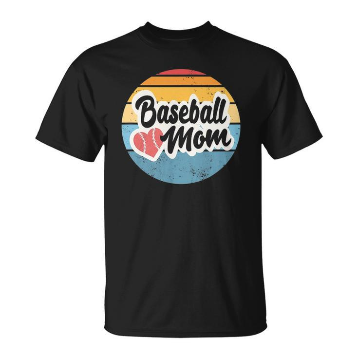 Baseball Mom Vintage Retro - Gift For Mother Unisex T-Shirt