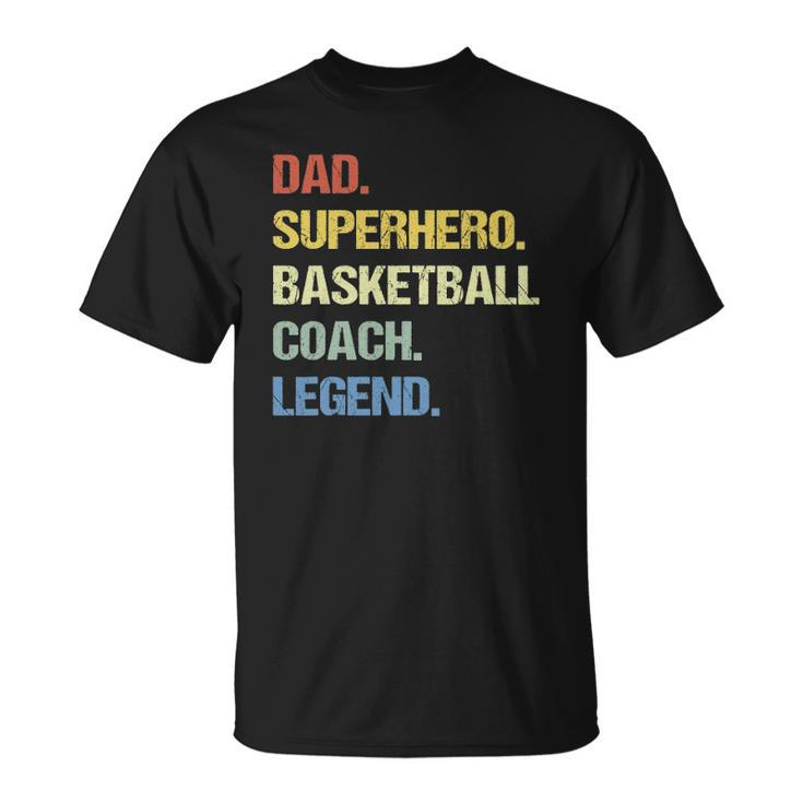 Basketball Coach Dad Sport Lover Unisex T-Shirt