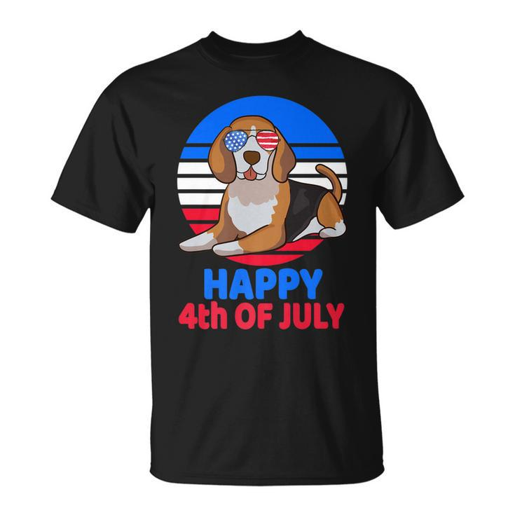 Beagle 4Th Of July For Beagle Lover Beagle Mom Dad July 4Th   Unisex T-Shirt