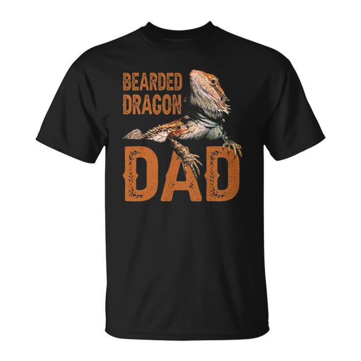 Bearded Dragon Dad - Bearded Dragon Papa Father Unisex T-Shirt