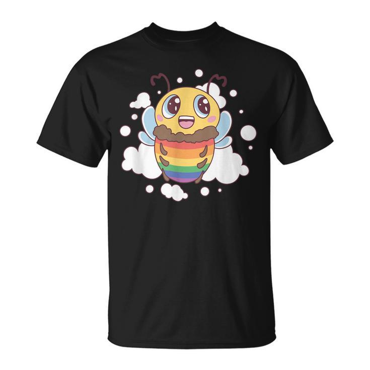 Bee Bee Bee Lgbt Pride Month Gay Homosexual Design For Lesbian Queer V4 Unisex T-Shirt