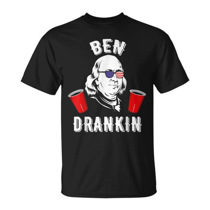 Ben Drankin Benjamin  Sunglasses 4Th Of July  Unisex T-Shirt