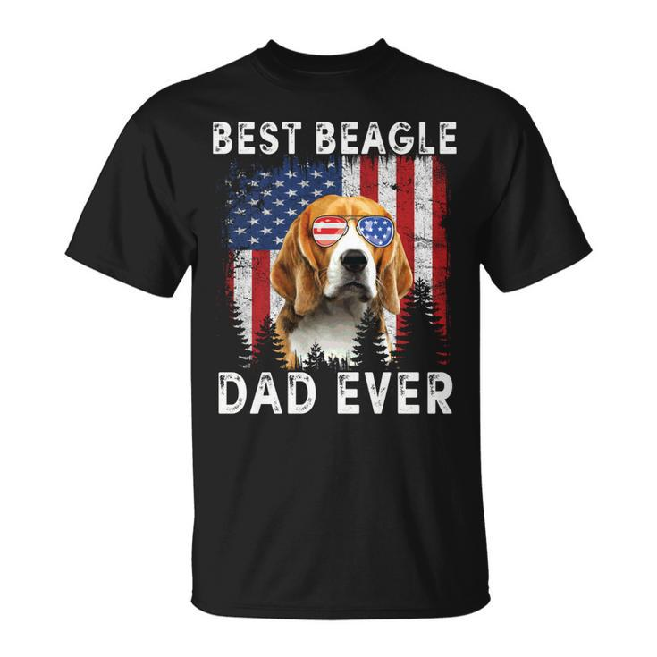 Best Boxer Dad Ever American Flag Fathers Day 4Th Of July   Unisex T-Shirt
