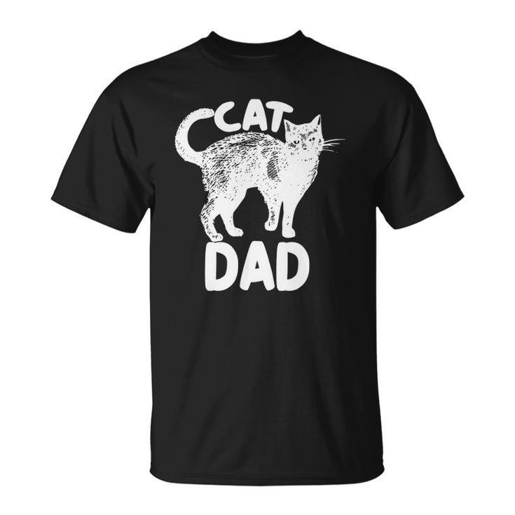 Best Cat Dad  Fathers Day Kitty Daddy Papa Christmas Unisex T-Shirt