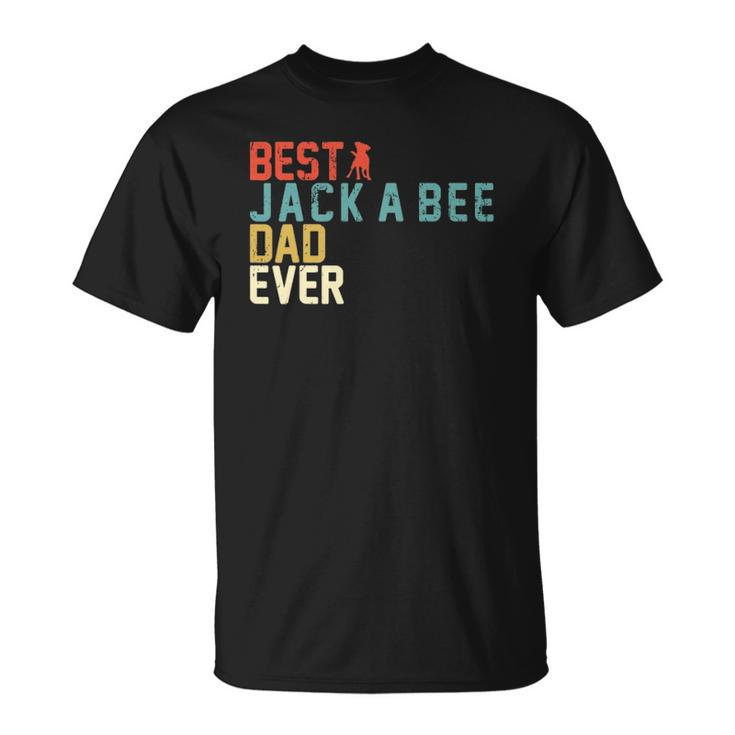 Best Jack-A-Bee Dad Ever  Retro Vintage Unisex T-Shirt
