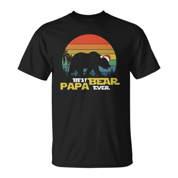 Best Papa Bear Ever Christmas Active Unisex T-Shirt