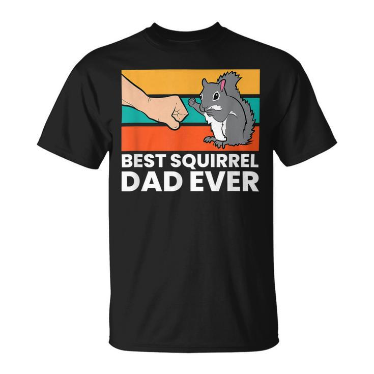 Best Squirrel Dad Ever Vintage Squirrel Unisex T-Shirt