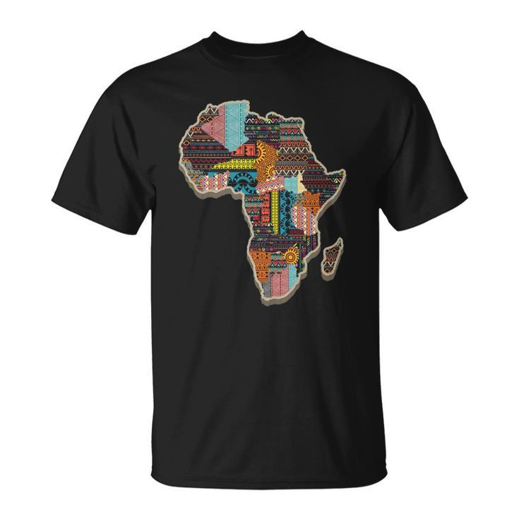 Black History African Tribal Pattern Unisex T-Shirt