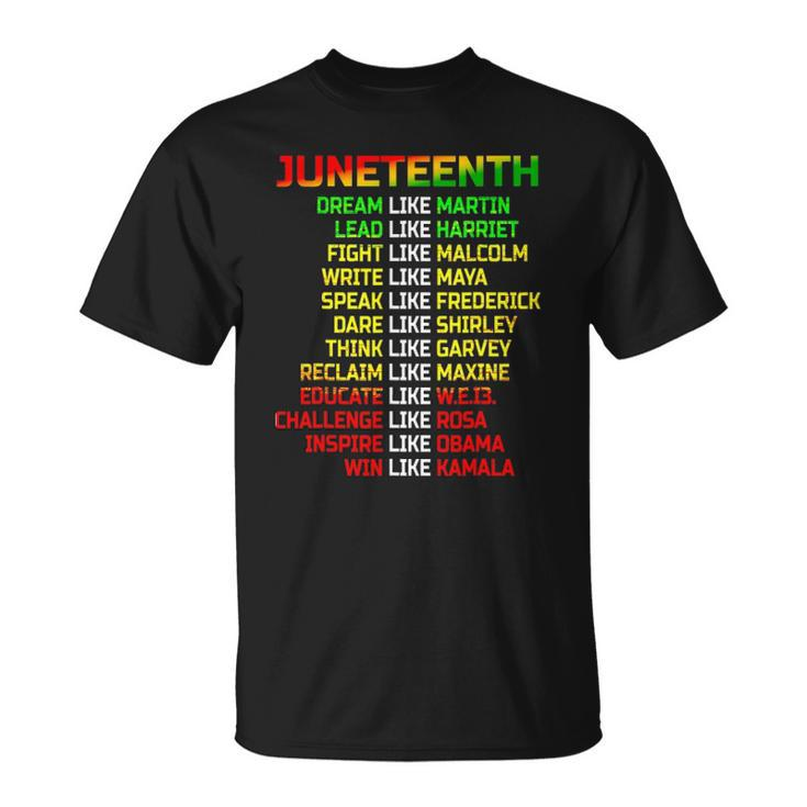 Black Women Freeish Since 1865 Party Decorations Juneteenth Unisex T-Shirt