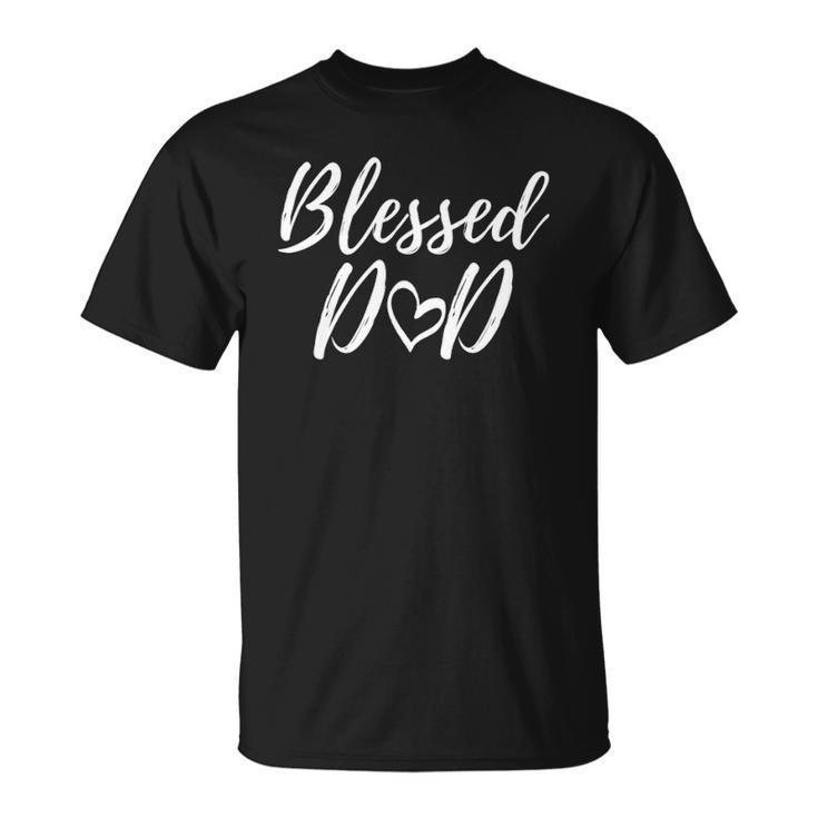 Blessed Dad  Christmas Gift Matching Family Blessing Unisex T-Shirt