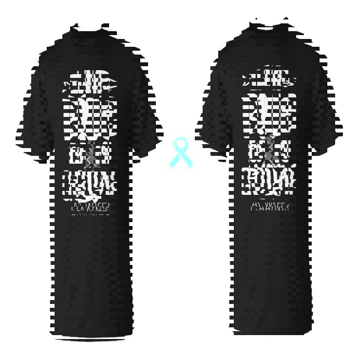 Blue Ribbon For Grandma Disease Als Awareness Family Cure Unisex T-Shirt