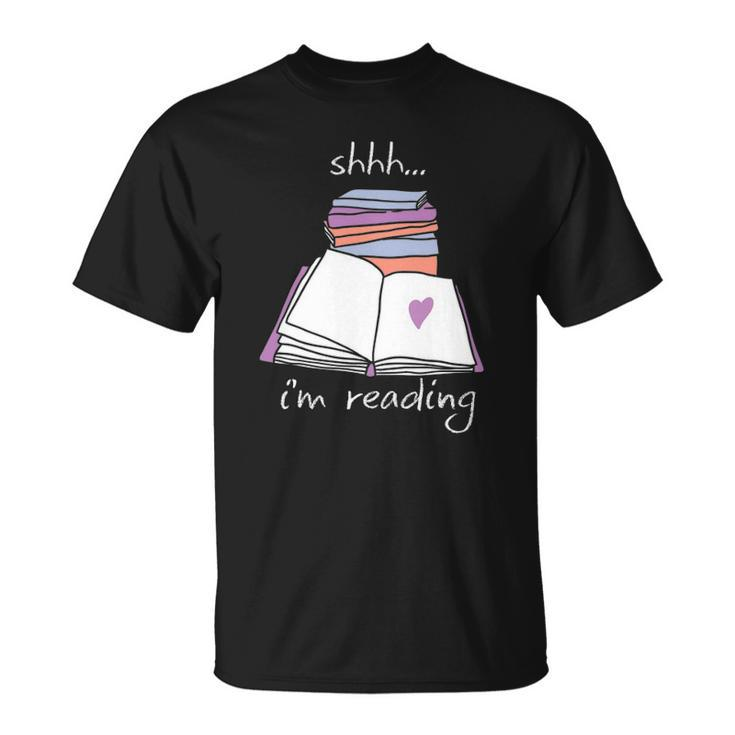 Book Reading Library Shh Im Reading Unisex T-Shirt
