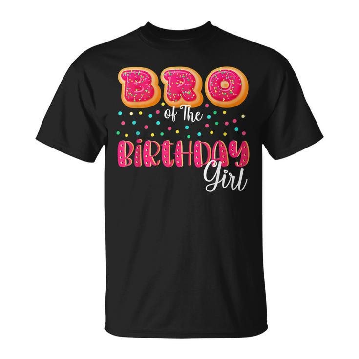 Brother Of The Birthday Girl Donut Family Matching Birthday  Unisex T-Shirt