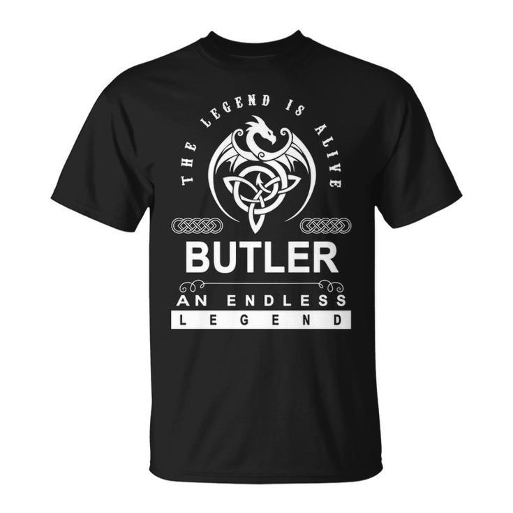 Butler Name Butler An Enless Legend T-Shirt