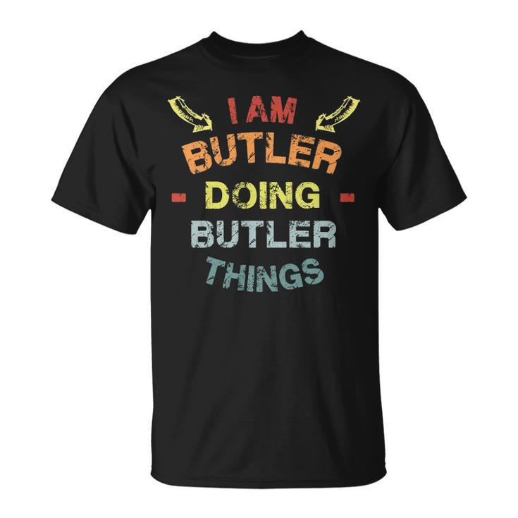 Butler Shirt Family Crest Butler T Shirt Butler Clothing Butler Tshirt Butler Tshirt For The Butler Png T-Shirt