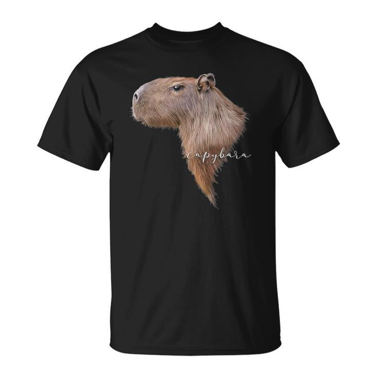Capybara Graphic Art Capibara Rodent Gnawer Animal Novelty Unisex T-Shirt