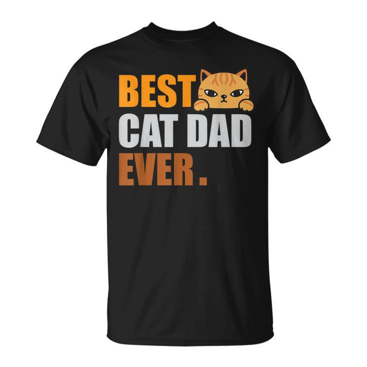 Cat Dad  Fathers Day Men Kitty Daddy Papa Christmas  V3 Unisex T-Shirt
