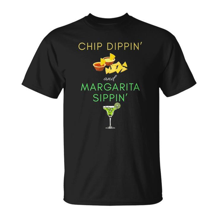Chip Dippin And Margarita Sippin Cinco De Mayo Unisex T-Shirt
