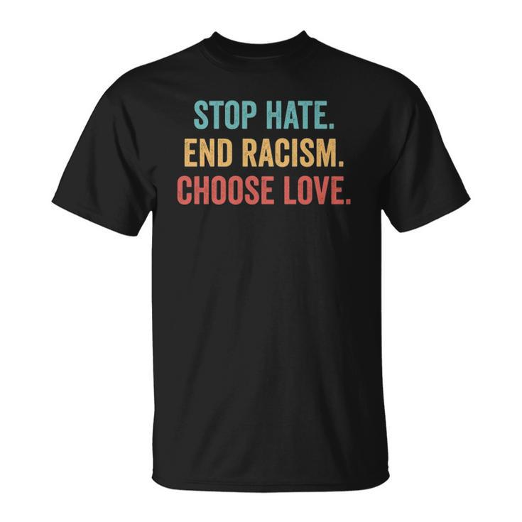 Choose Love Buffalo - Stop Hate End Racism Choose Love Unisex T-Shirt