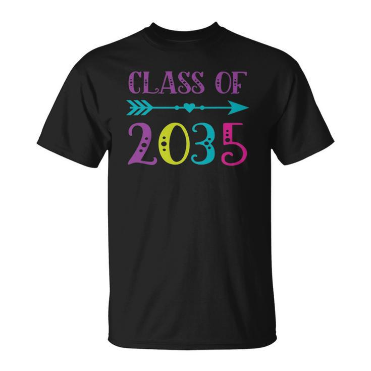Class Of 2035 Pre-K Graduate Kindergarten Graduation Unisex T-Shirt