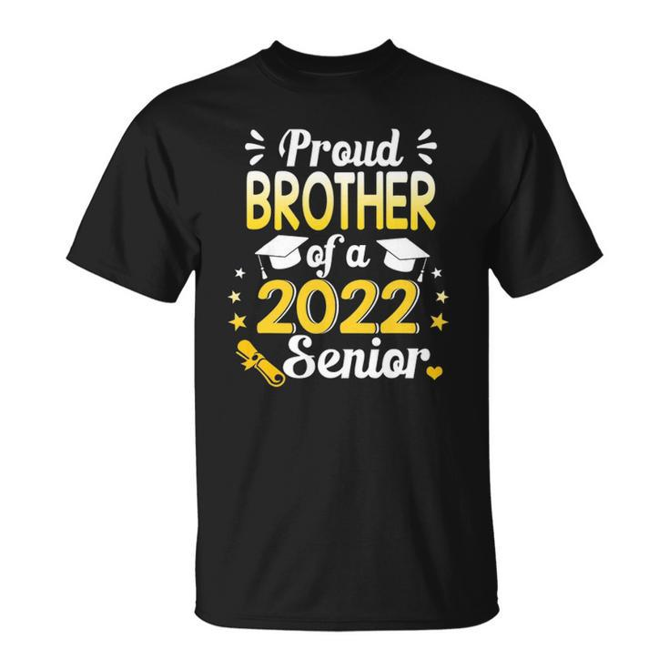 Class Of 22 Proud Brother Of A 2022 Senior School Graduation Unisex T-Shirt