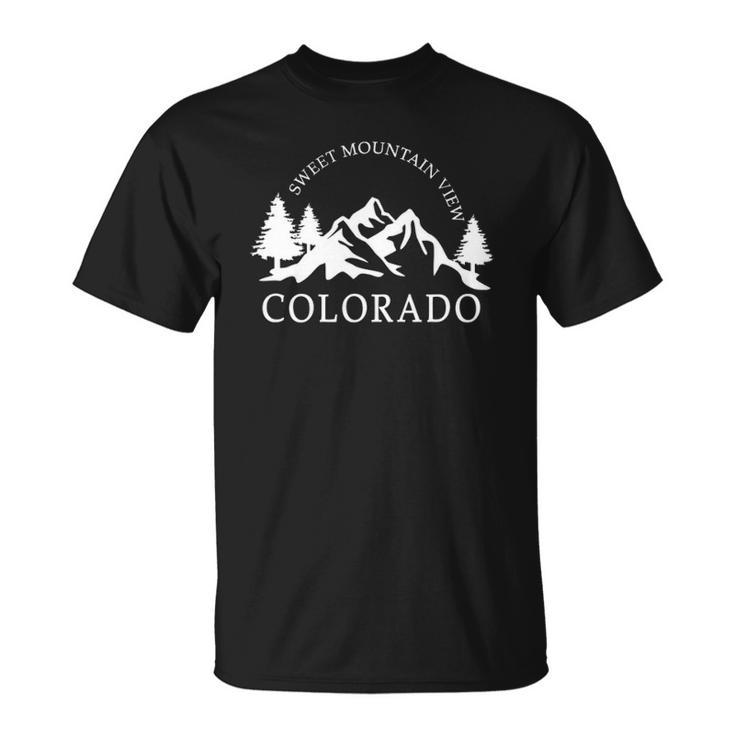 Colorado Mountains Sweet Mountain View Unisex T-Shirt